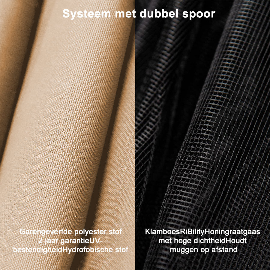 PURPLE LEAF Paviljoen 3 x 4 m Waterdichte pergola met gaasdak Aluminium terrasoverkapping Hardtop paviljoen met scherm en gordijnen, brons