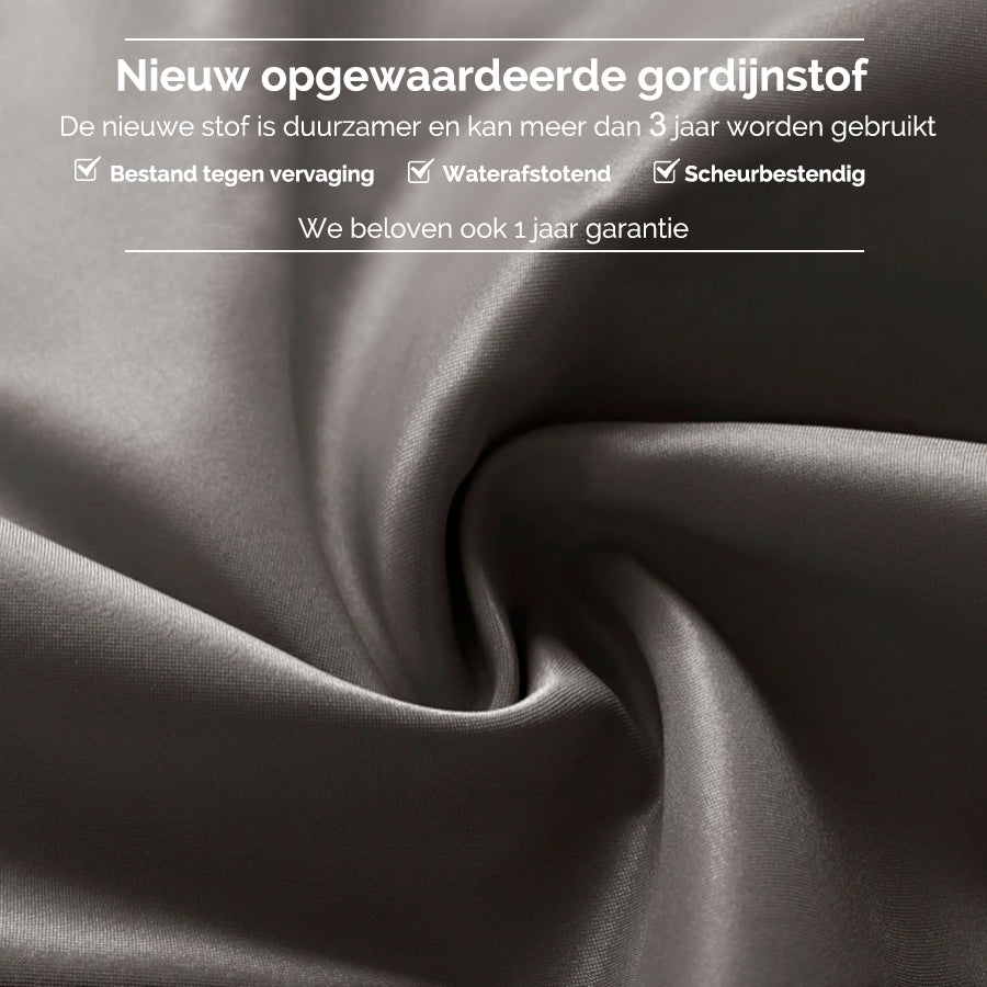 PURPLE LEAF Hardtop Prieel Tuin Frame Aluminium Tuinpaviljoen Gegalvaniseerd Stalen Dak Zonwering Partytent met Gordijn en Klamboe Grijs