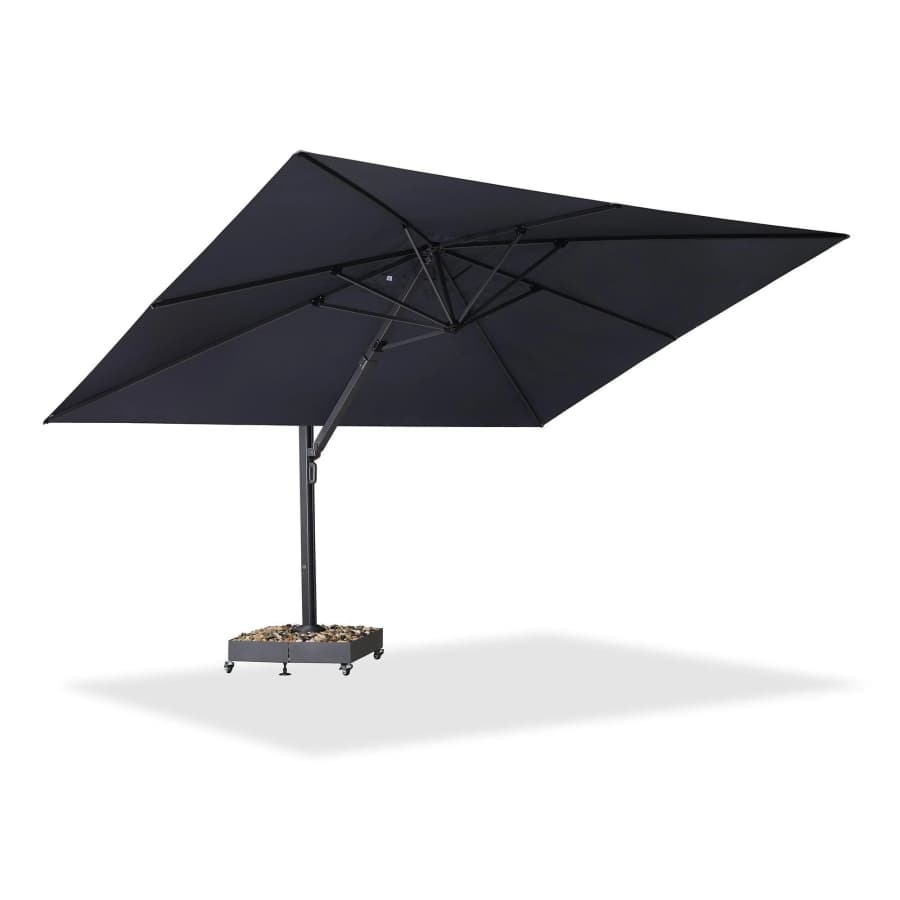 PURPLE LEAF Extra Grote Zweefparasol met Versterkt Frame en Hoge Windbestendigheid, voor Tuin en Terras