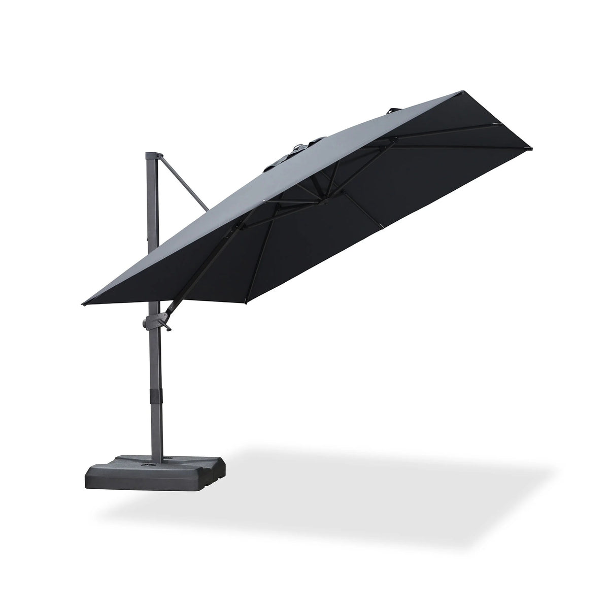 PURPLE LEAF Zweefparasol met Traploos Kantelsysteem voor Tuin en Terras