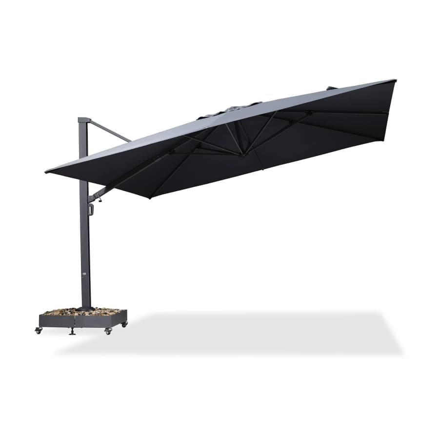 PURPLE LEAF Extra Grote Zweefparasol met Versterkt Frame en Hoge Windbestendigheid, voor Tuin en Terras
